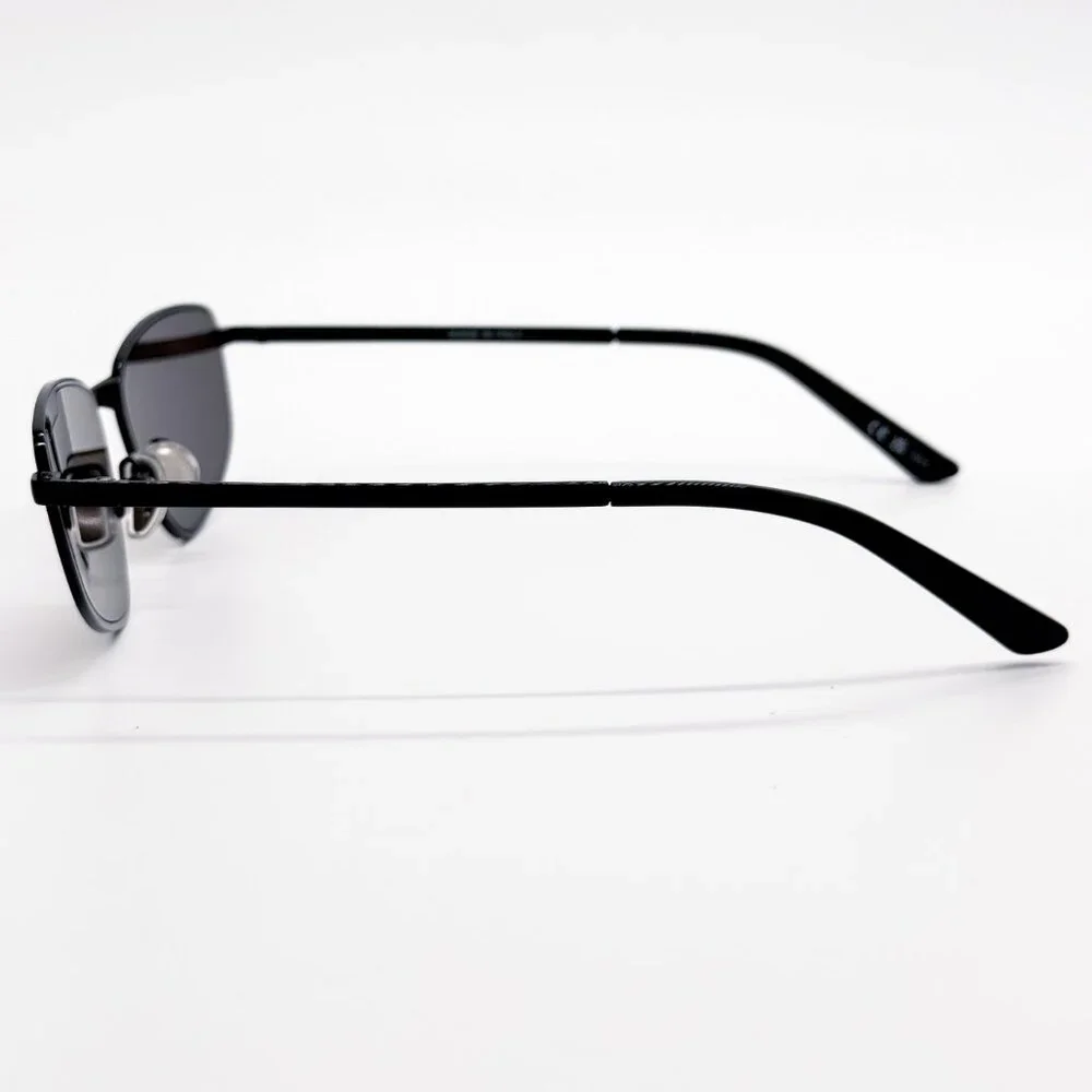 NEW BALENCIAGA BB0277S 001 SUNGLASSES UNISEX BLACK GREY OVAL EYEWEAR BALENCIAGA - Picture 10 of 14